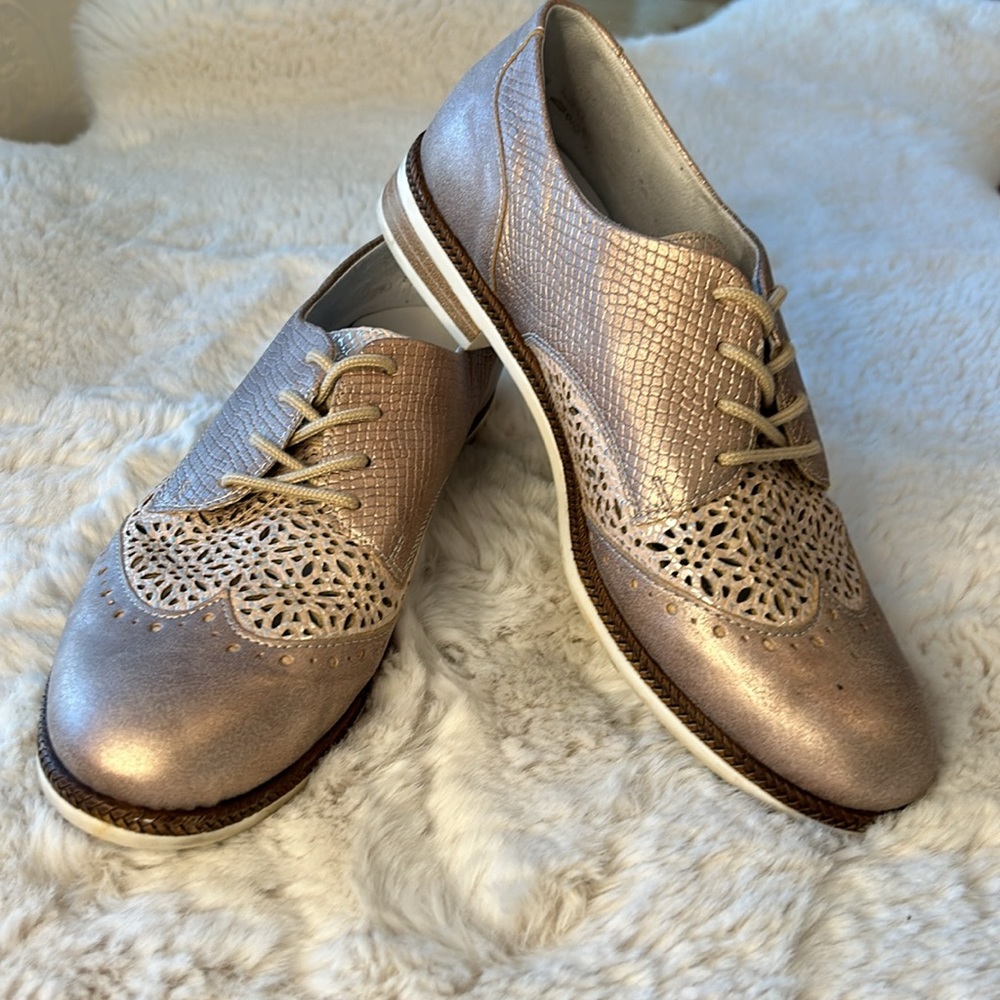 Ladies Remonte Brogue Oxford Rosa (38)